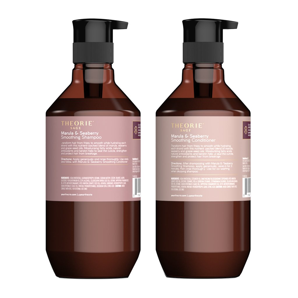 Marula & Seaberry Smoothing Shampoo & Conditioner Set