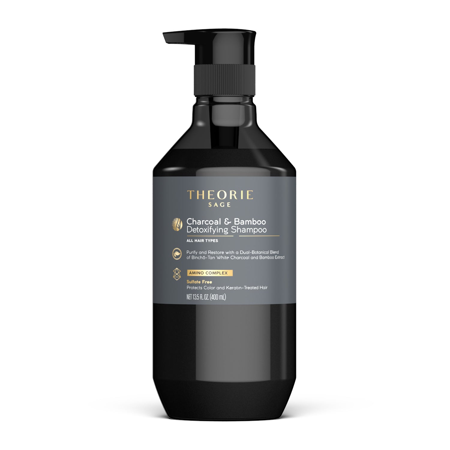 Charcoal & Bamboo Detoxifying Shampoo – THEORIE