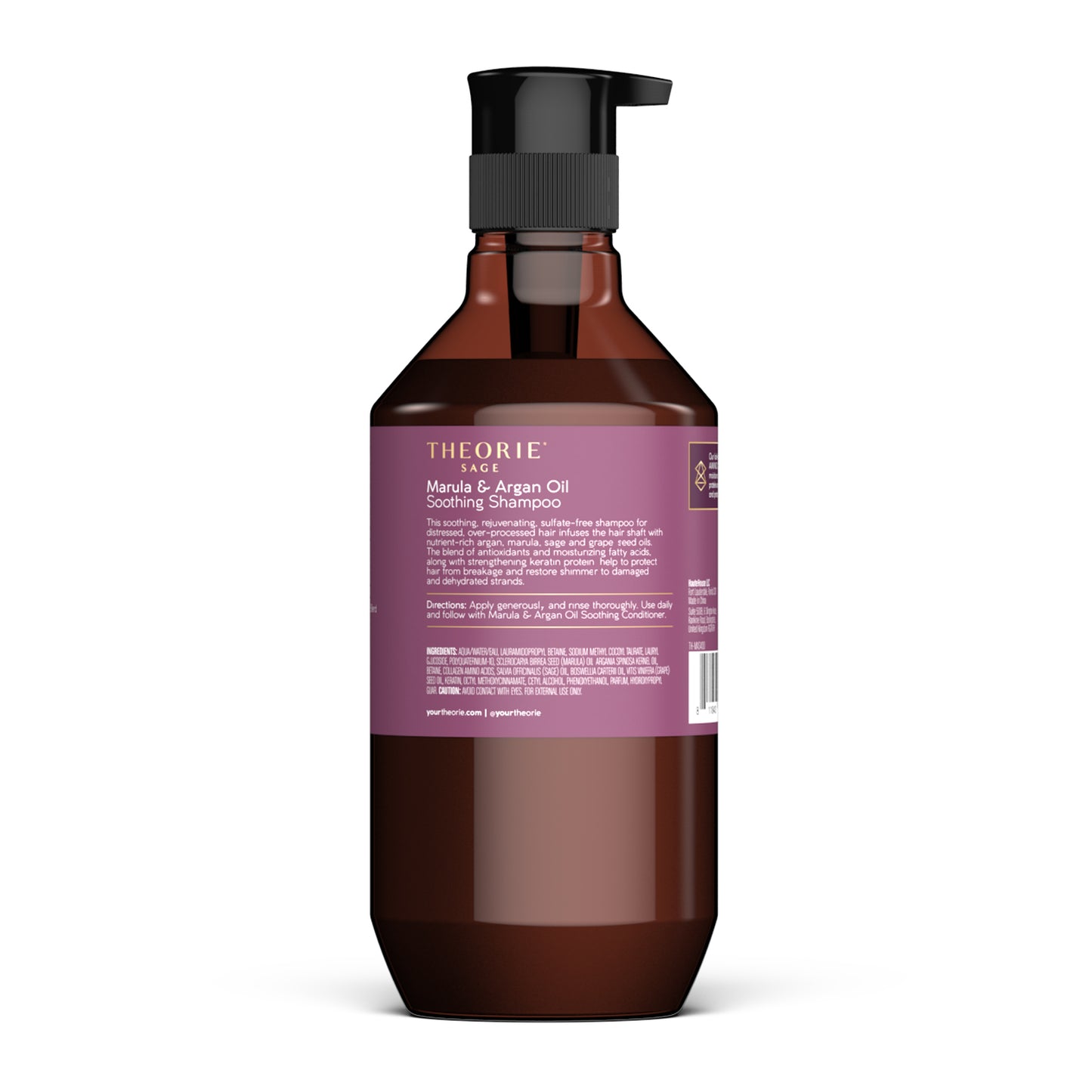Marula & Argan Oil Smoothing Shampoo (sulfate free)