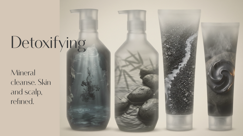 Charcoal & Bamboo Detoxifying Shampoo & Conditioner – THEORIE