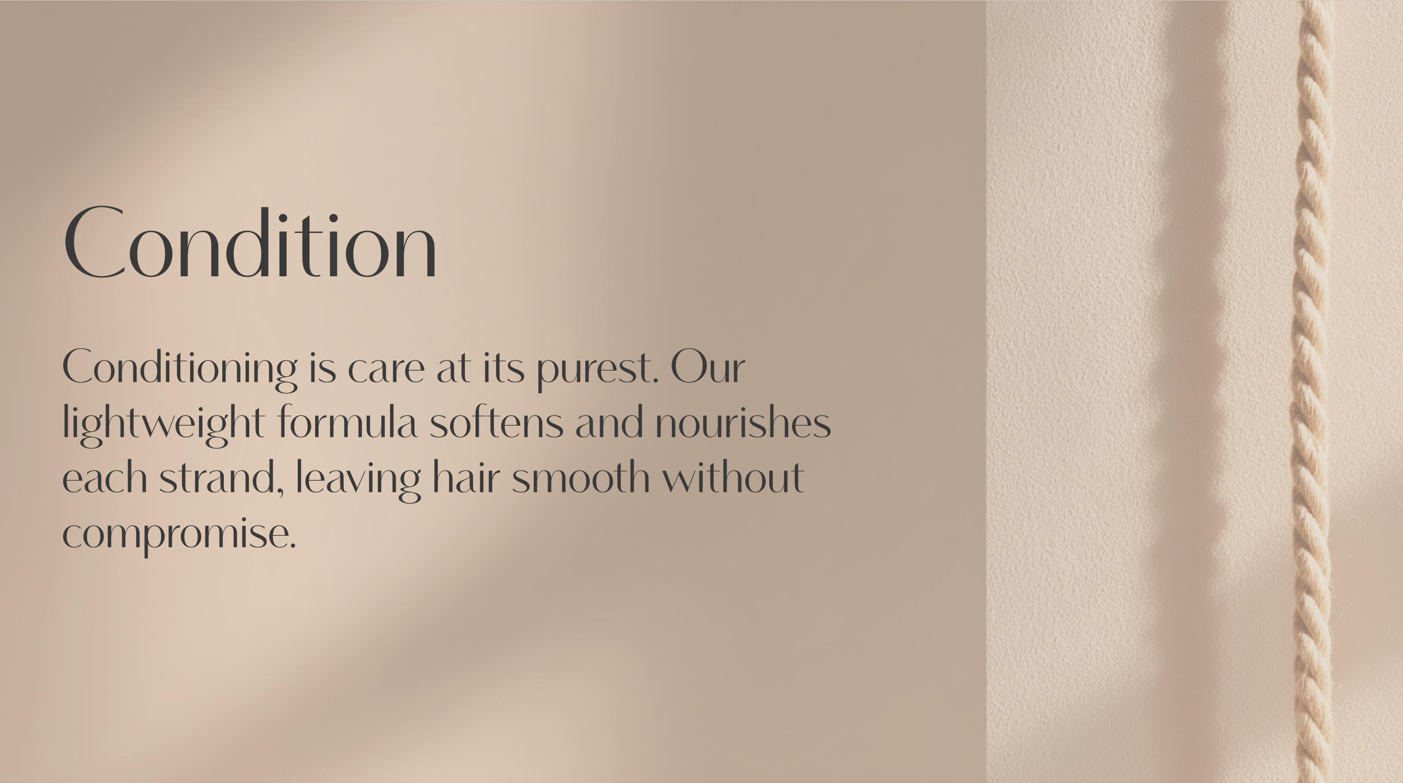 Amber Rose conditioner, bottle behind frosted glass