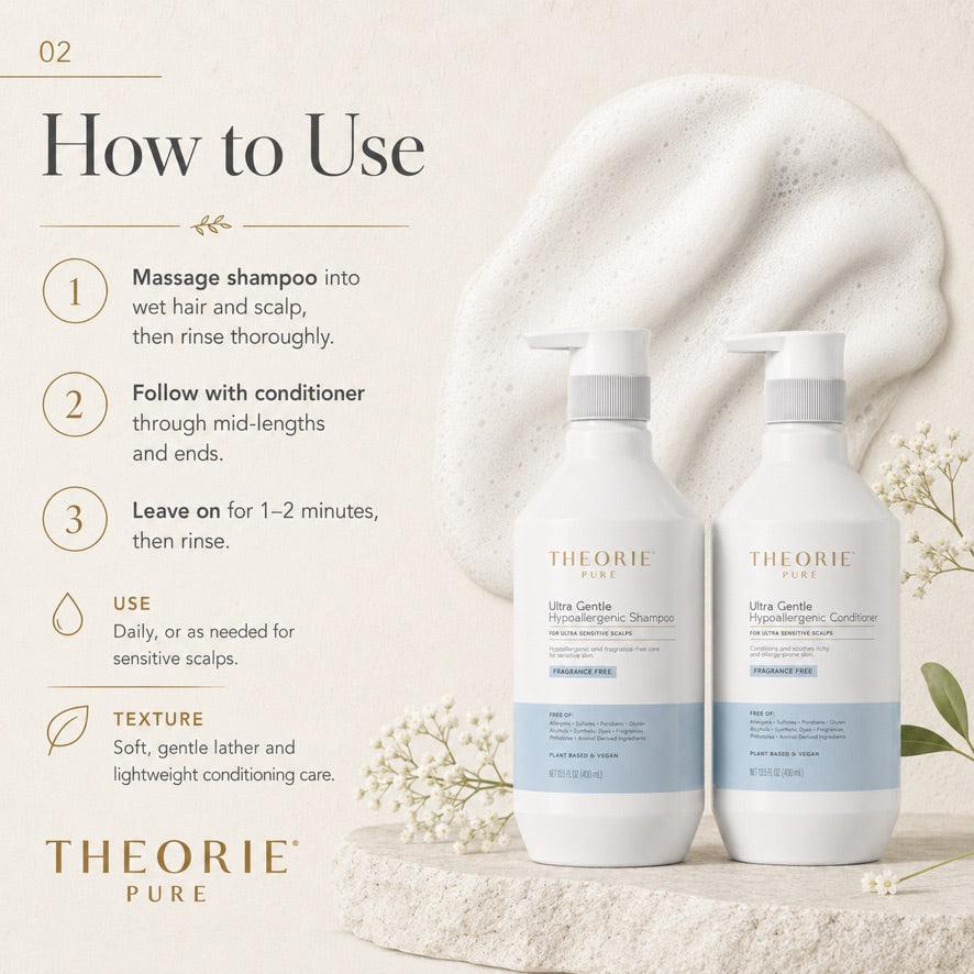 Ultra Gentle Hypoallergenic Shampoo & Conditioner Set