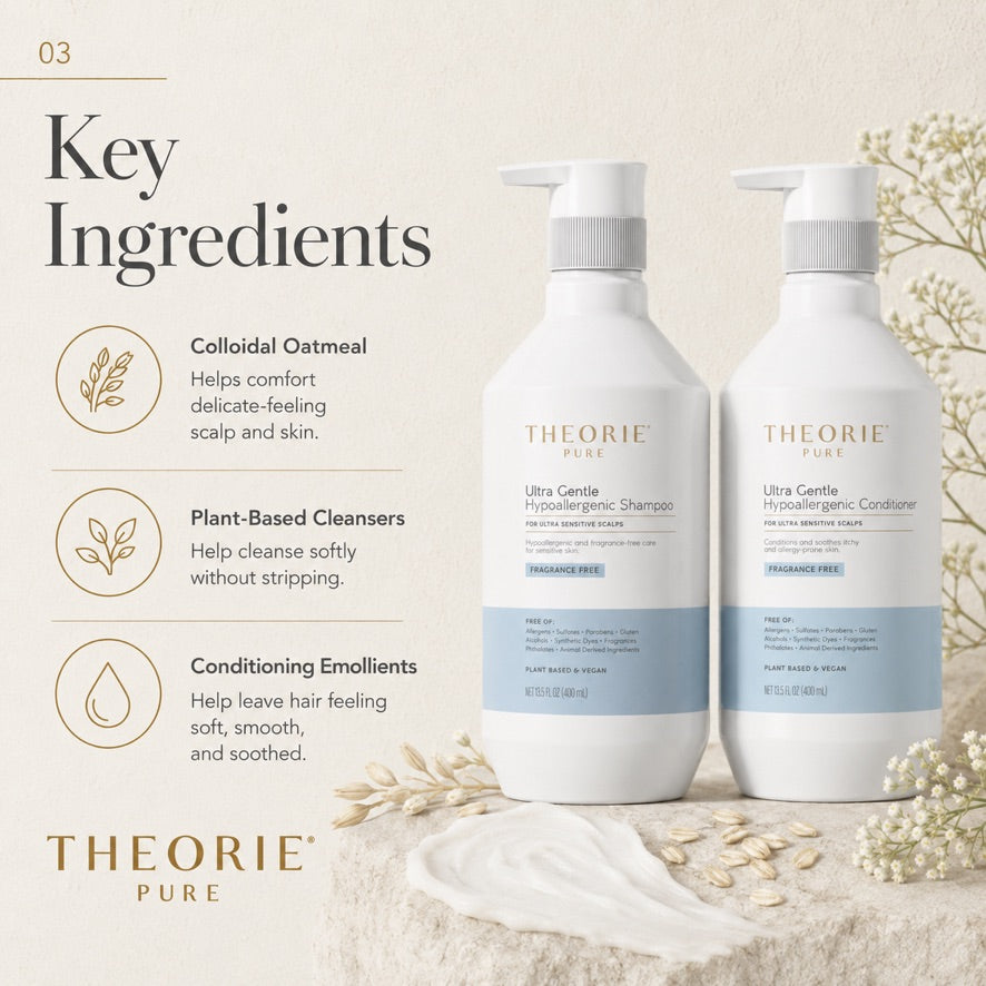 Ultra Gentle Hypoallergenic Shampoo & Conditioner Set