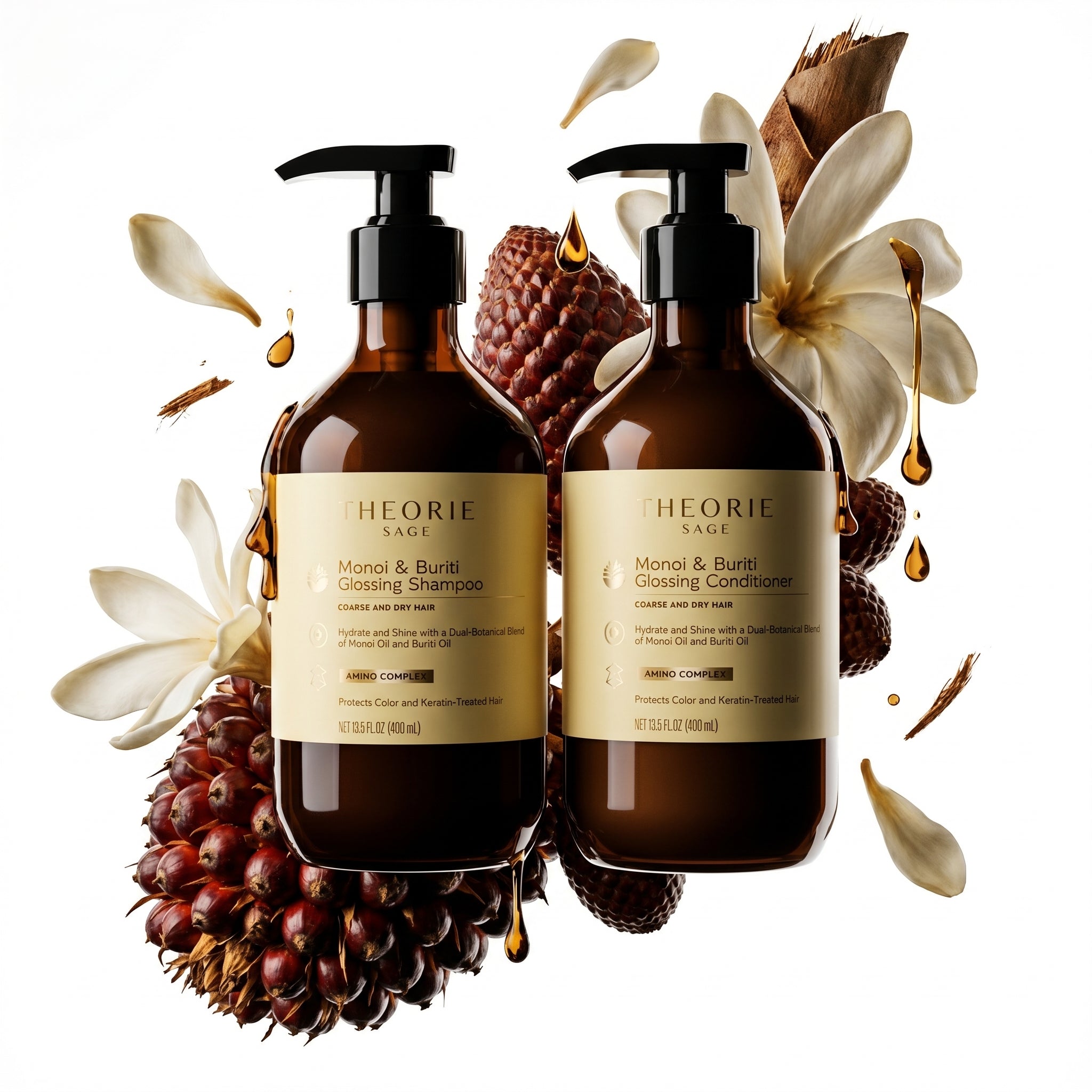 Monoi & Buriti Glossing Shampoo & Conditioner Set