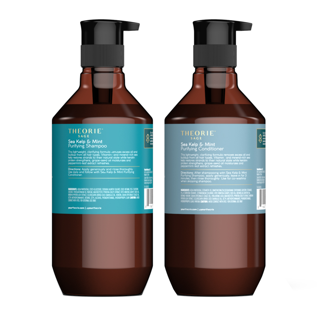 Sea Kelp & Mint Purifying Shampoo & Conditioner Set
