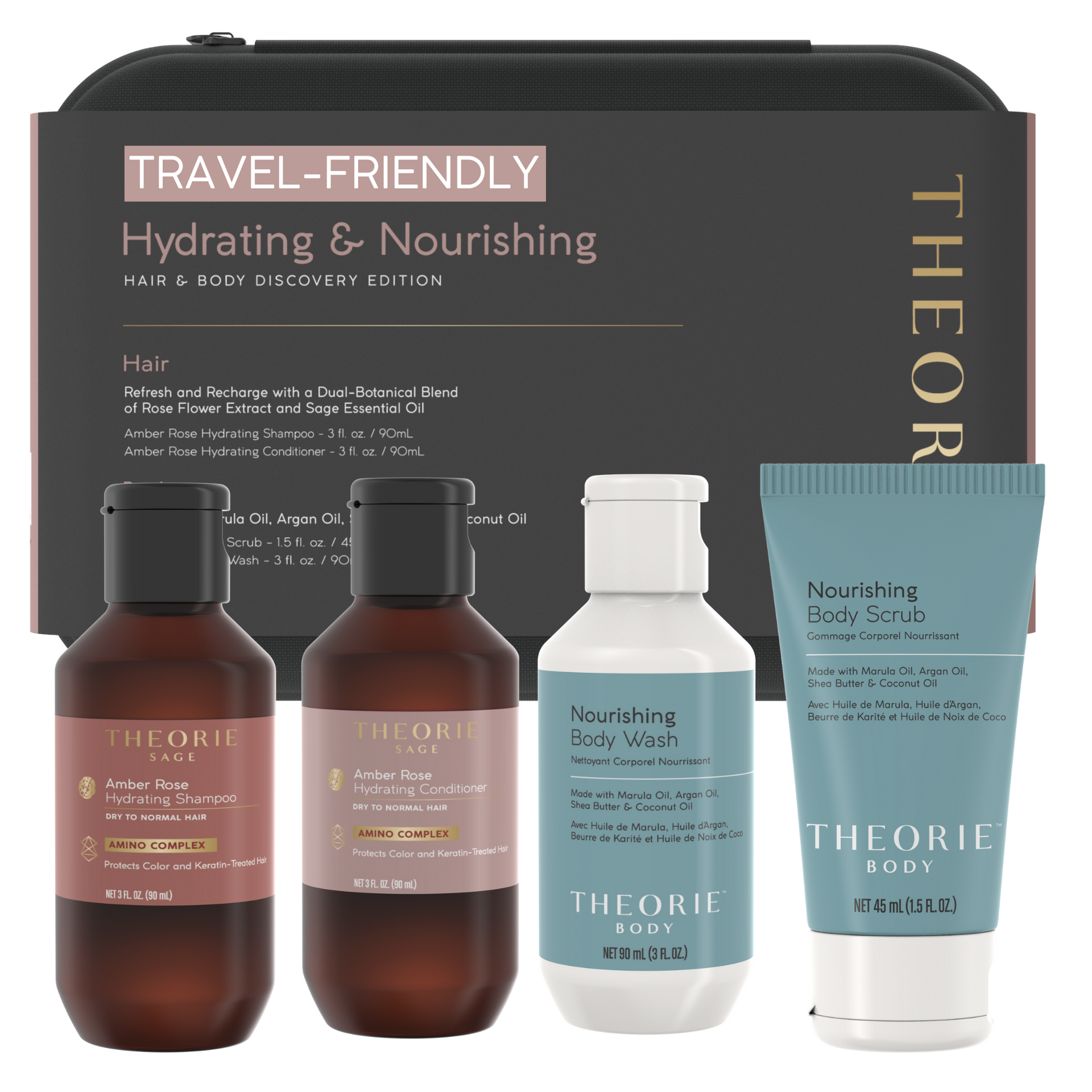 Hydrating & Nourishing Travel Kit – THEORIE