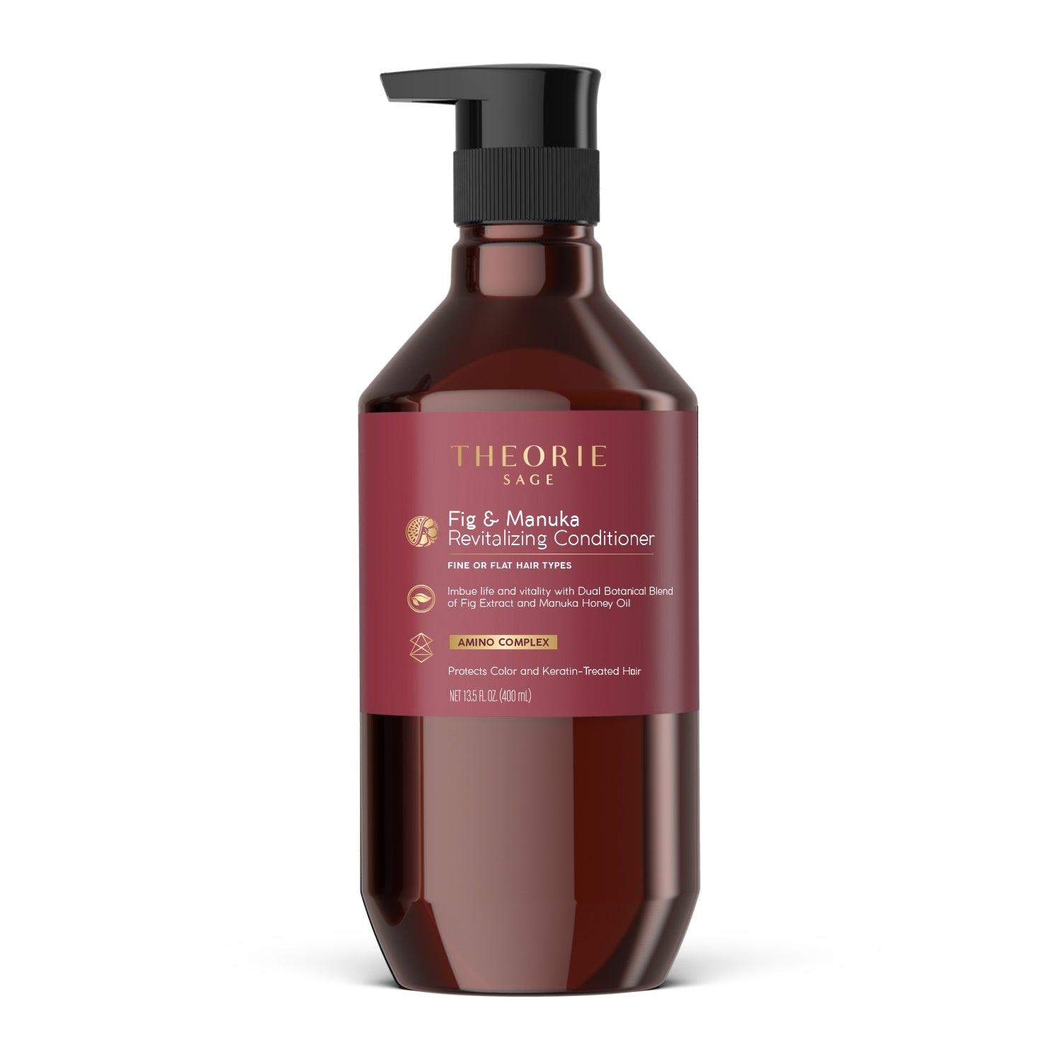 Theorie Fig and Manuka Honey Thickening Shampoo for fine thin, and damaged hair. 